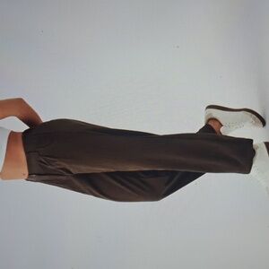 1X.     HALARA CORDUROY PLICATED CASUAL PANTS